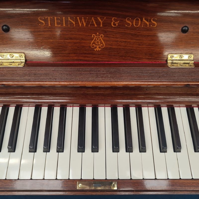 Steinway K Upright piano detail photo 2 - Roberts Pianos