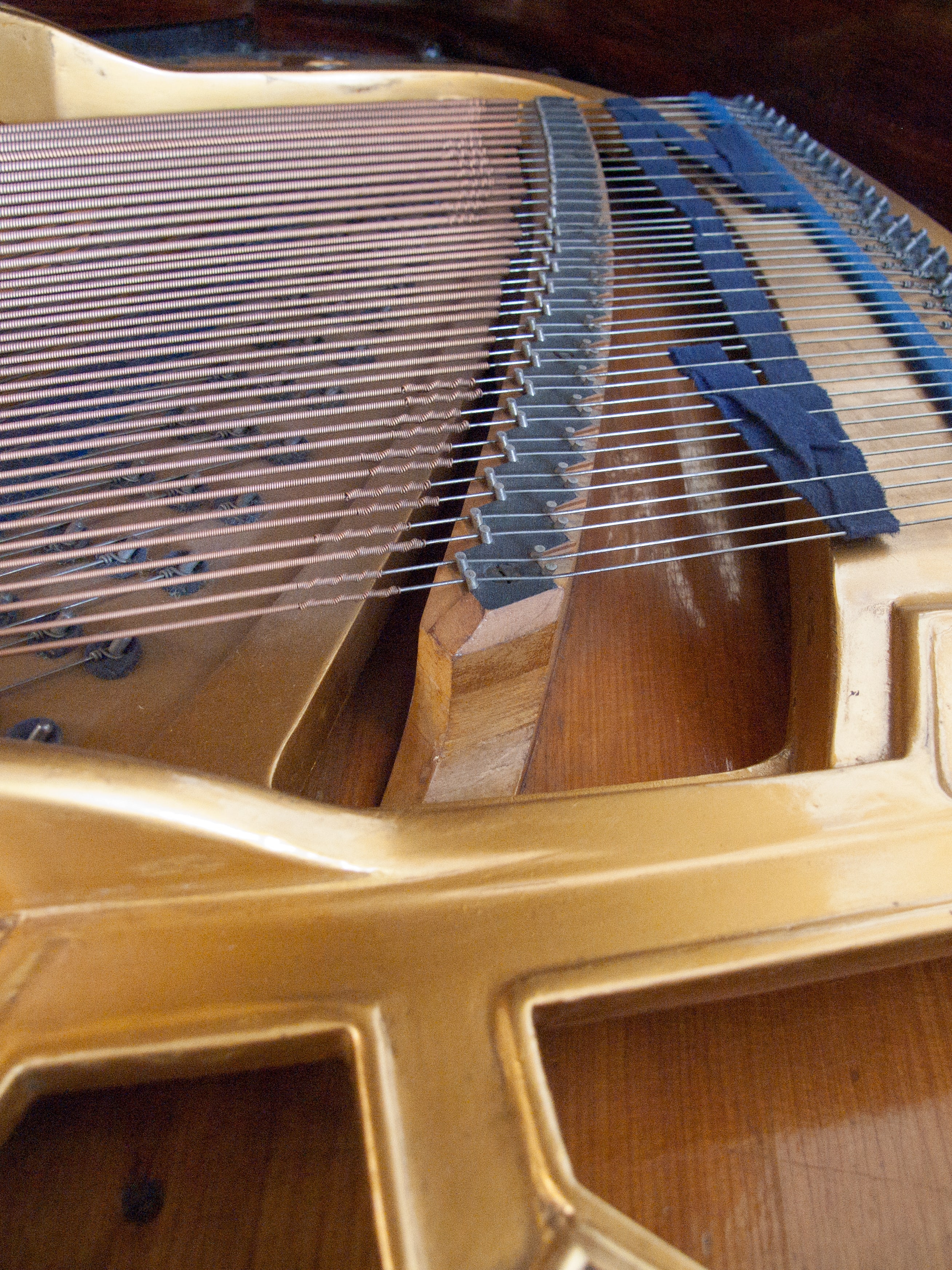 Bluthner V Grand piano detail photo 6 - Roberts Pianos