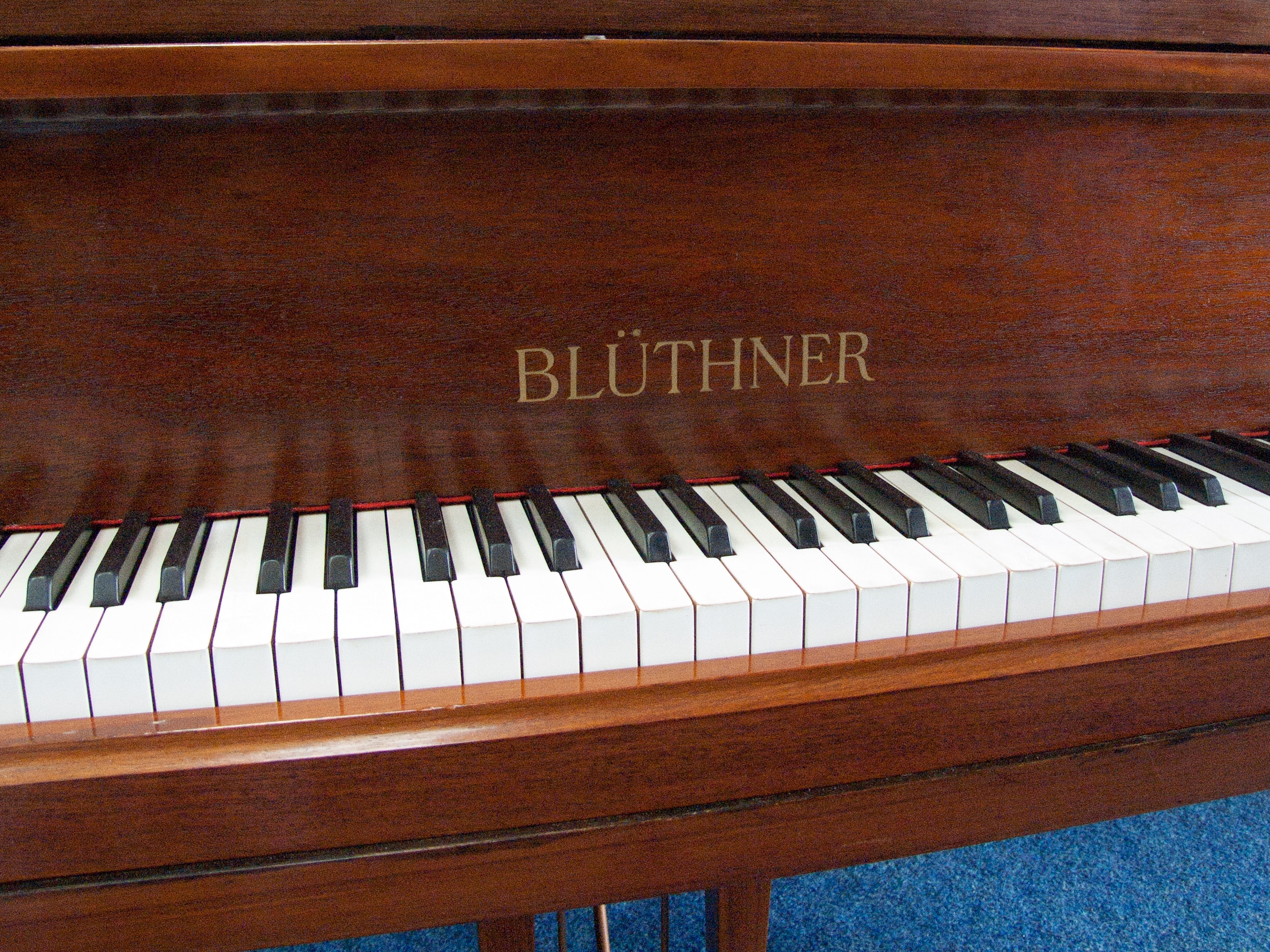 Bluthner V Grand piano detail photo 4 - Roberts Pianos
