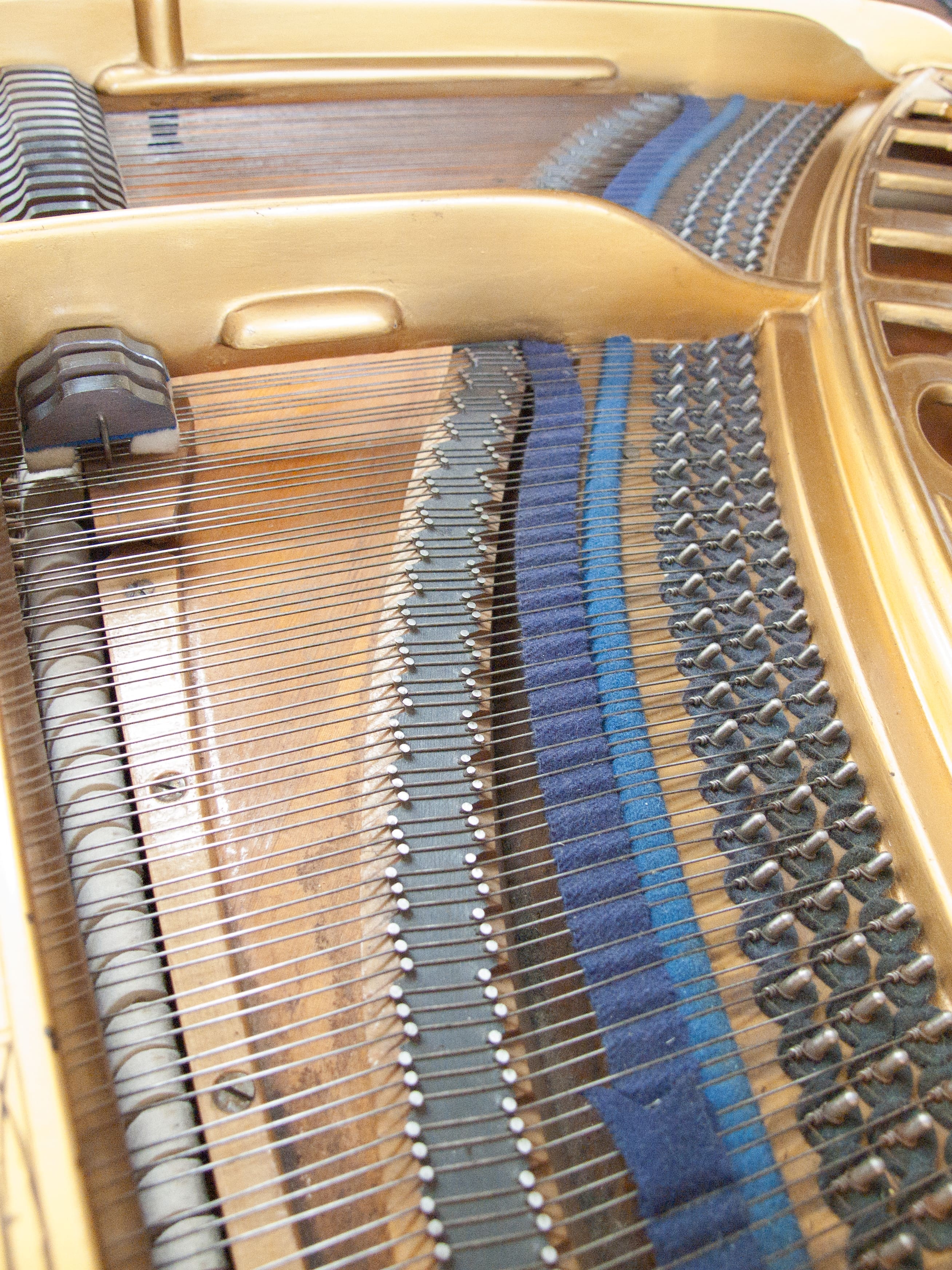 Bluthner V Grand piano detail photo 7 - Roberts Pianos
