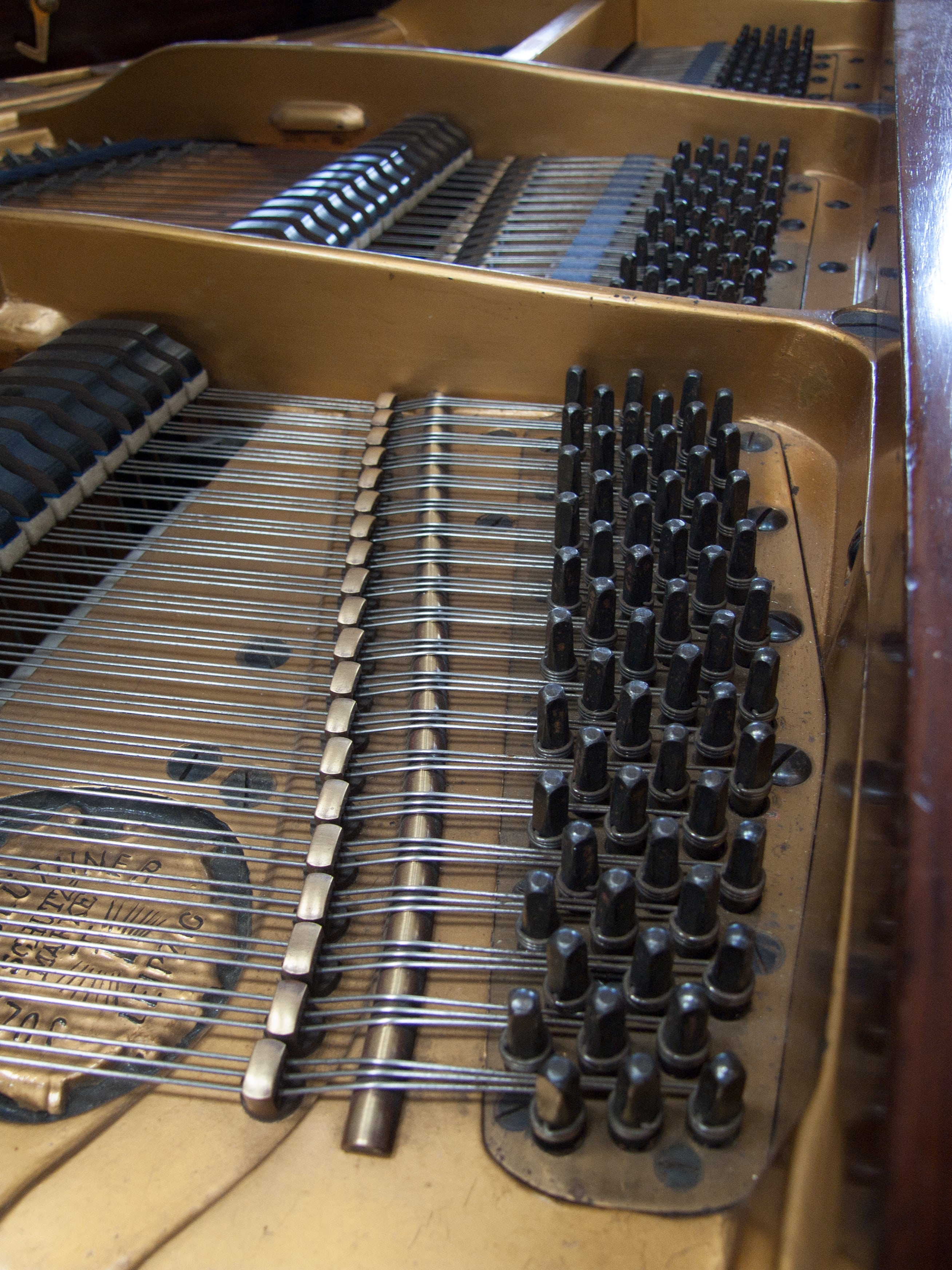 Bluthner V Grand piano detail photo 9 - Roberts Pianos