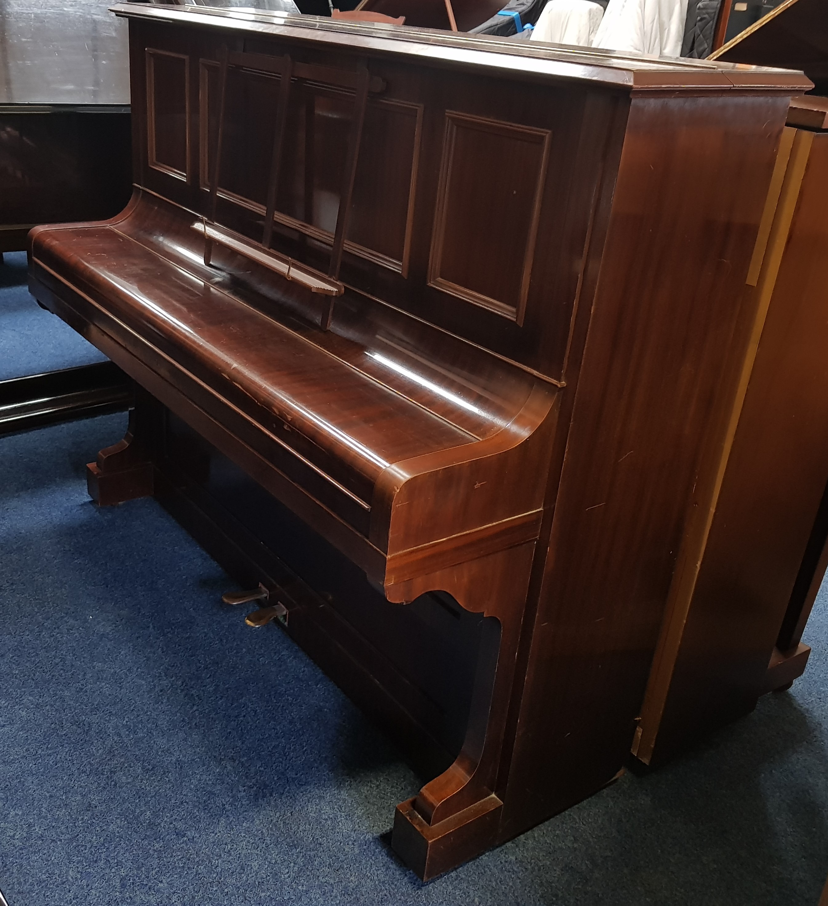 Bechstein 9 Upright piano detail photo 3 - Roberts Pianos