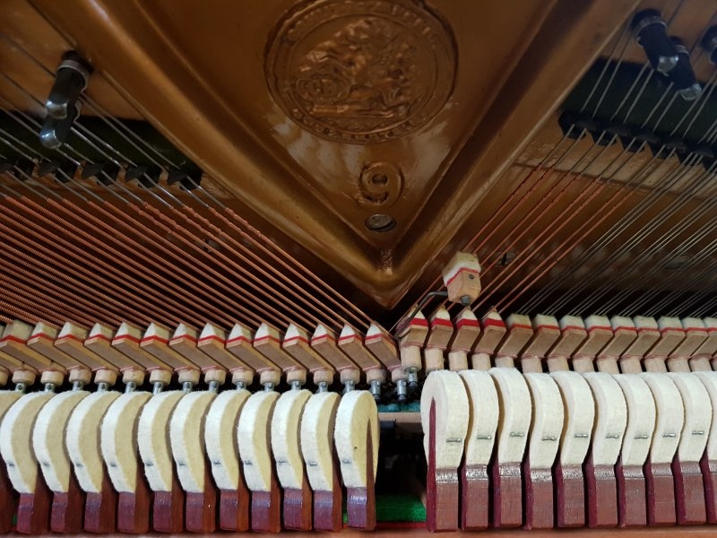 Bechstein 9 Upright piano detail photo 7 - Roberts Pianos