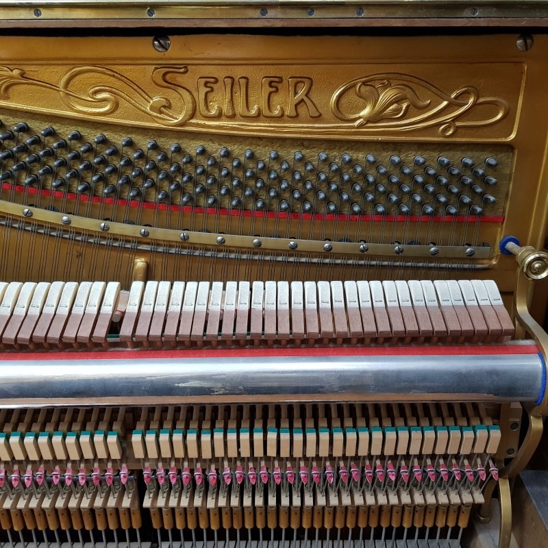 Seiler  Upright piano detail photo 12 - Roberts Pianos