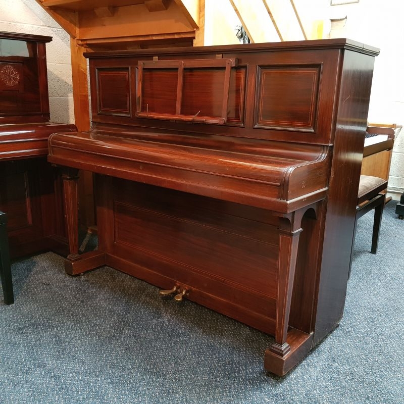 Broadwood Green Frame Upright piano detail photo 2 - Roberts Pianos