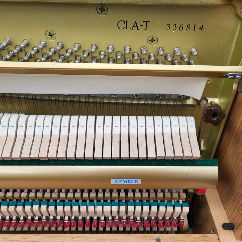 Kemble Concerto Upright piano detail photo 8 - Roberts Pianos