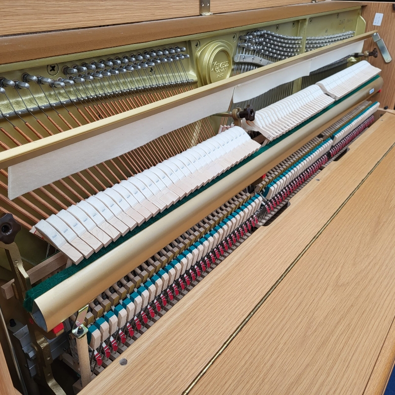 Kemble Concerto Upright piano detail photo 5 - Roberts Pianos