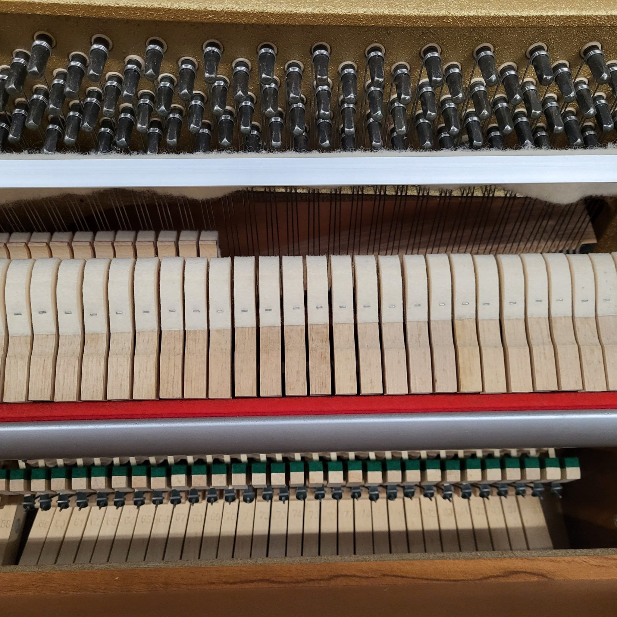 Fazer  Upright piano detail photo 4 - Roberts Pianos