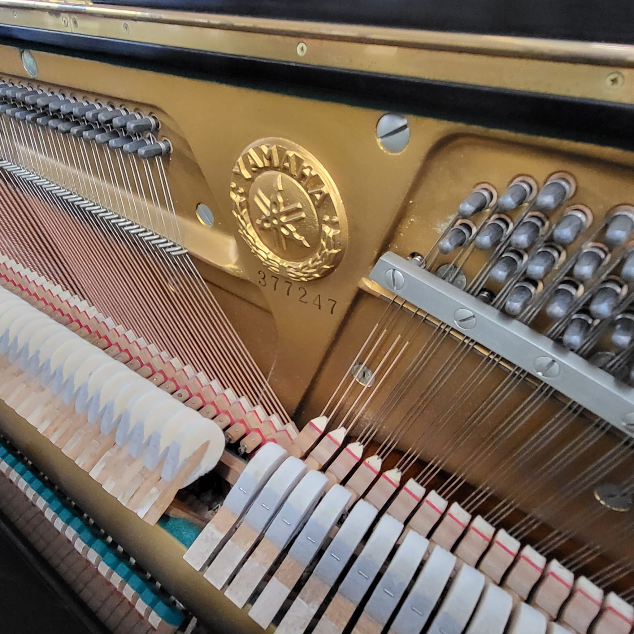 Yamaha U1D Upright piano detail photo 5 - Roberts Pianos