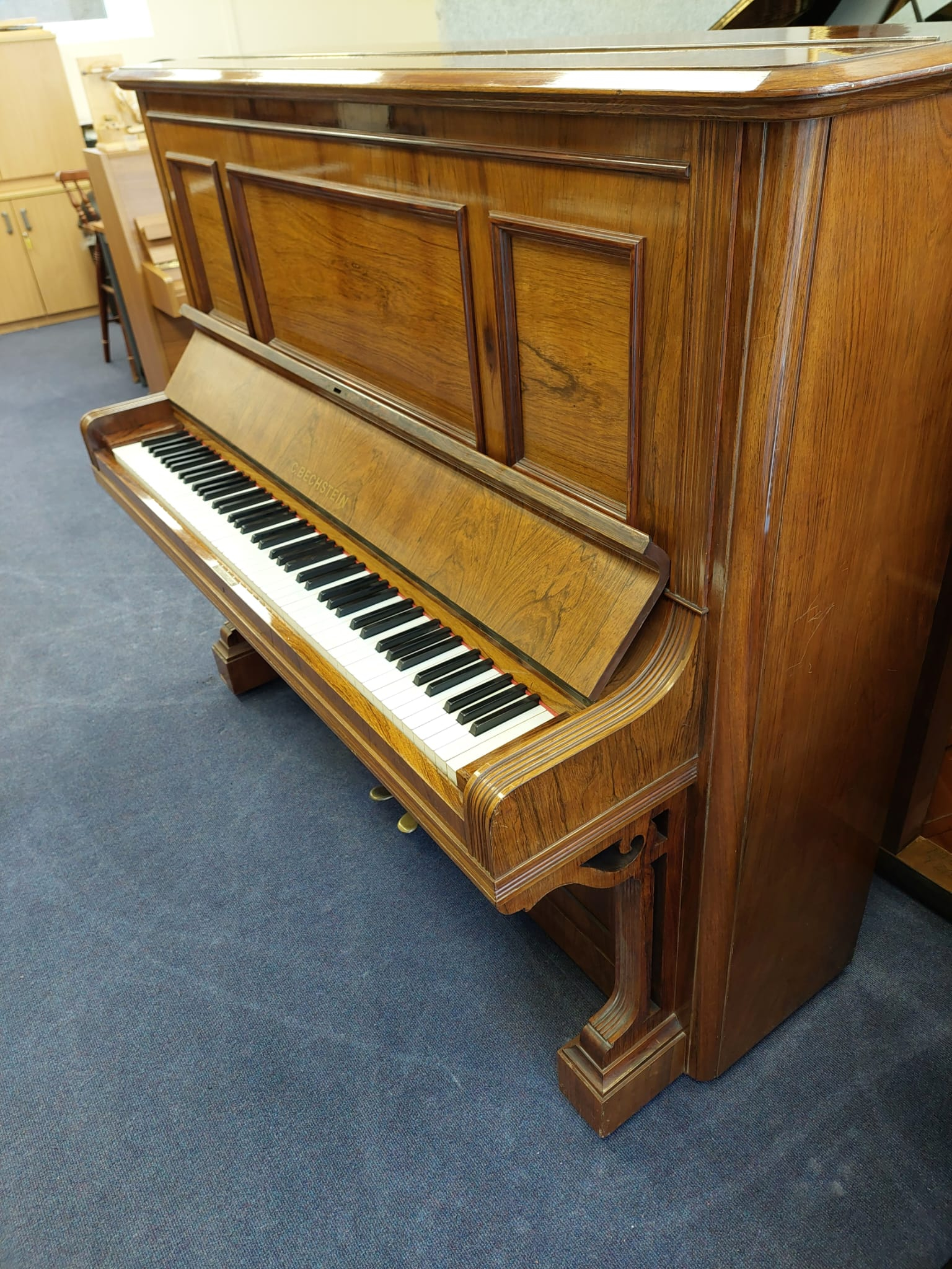 Bechstein Model II Upright piano from 1900 - Roberts Pianos