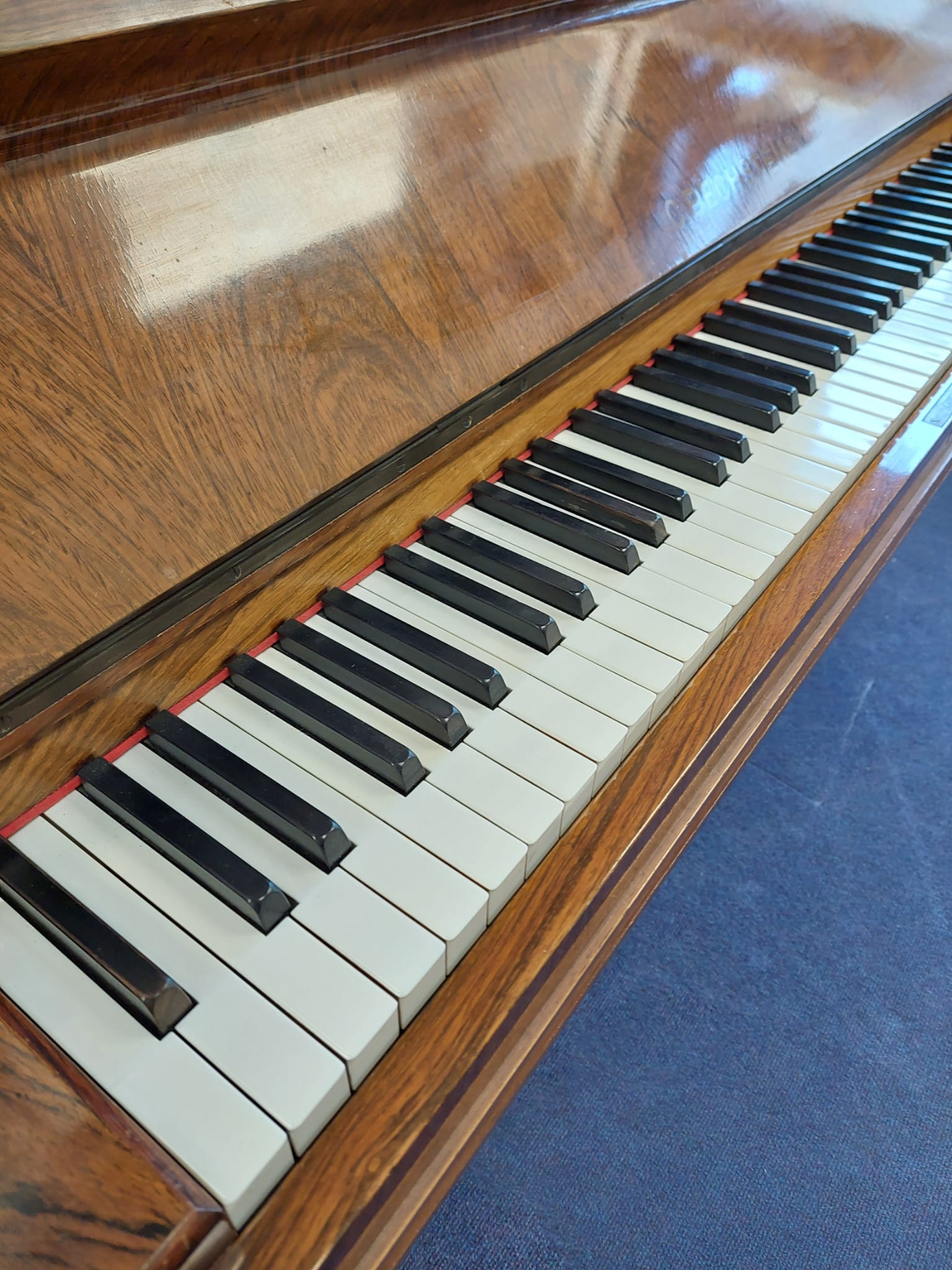 Bechstein Model II Upright piano detail photo 3 - Roberts Pianos