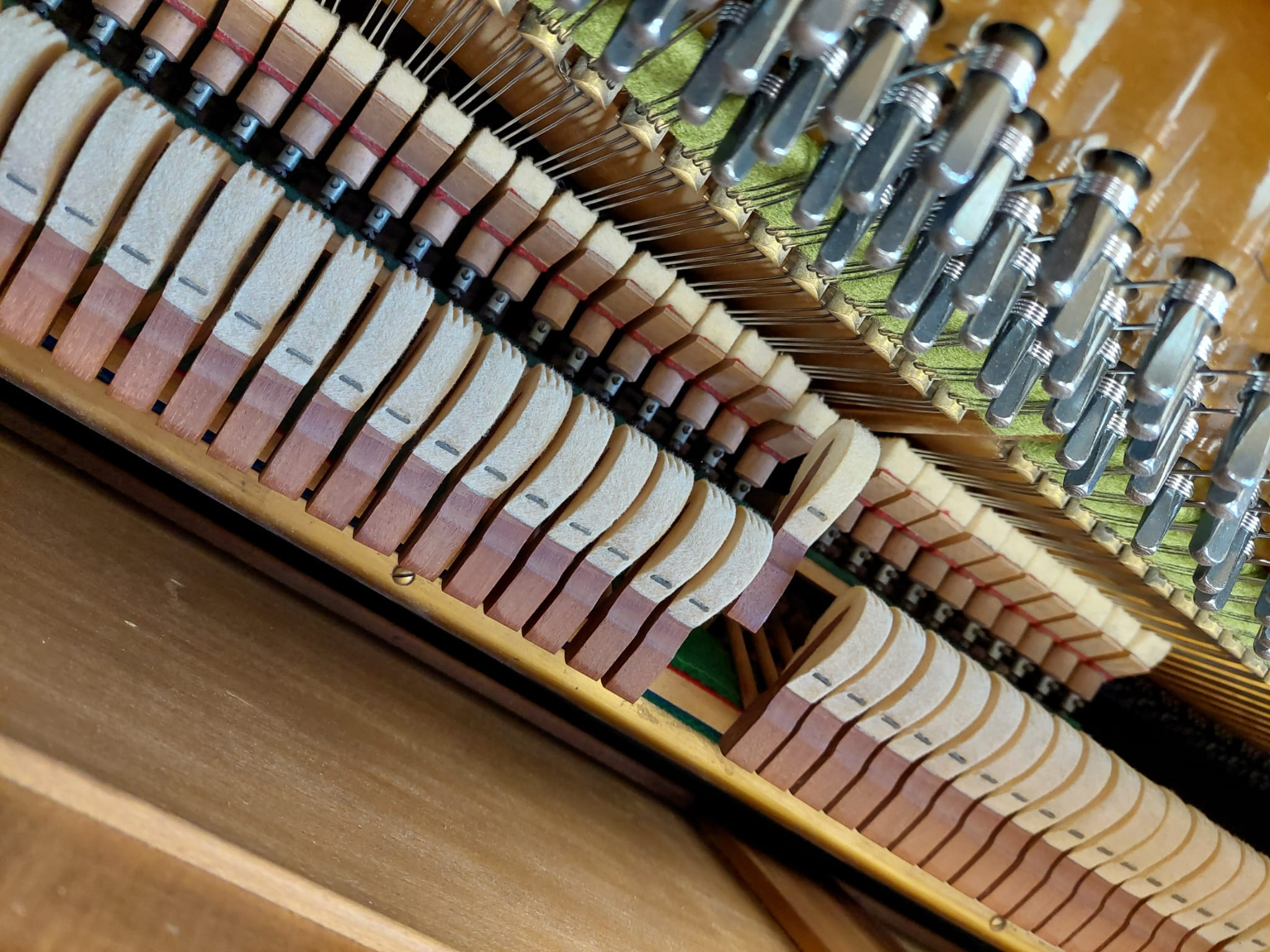 Bechstein Model II Upright piano detail photo 7 - Roberts Pianos