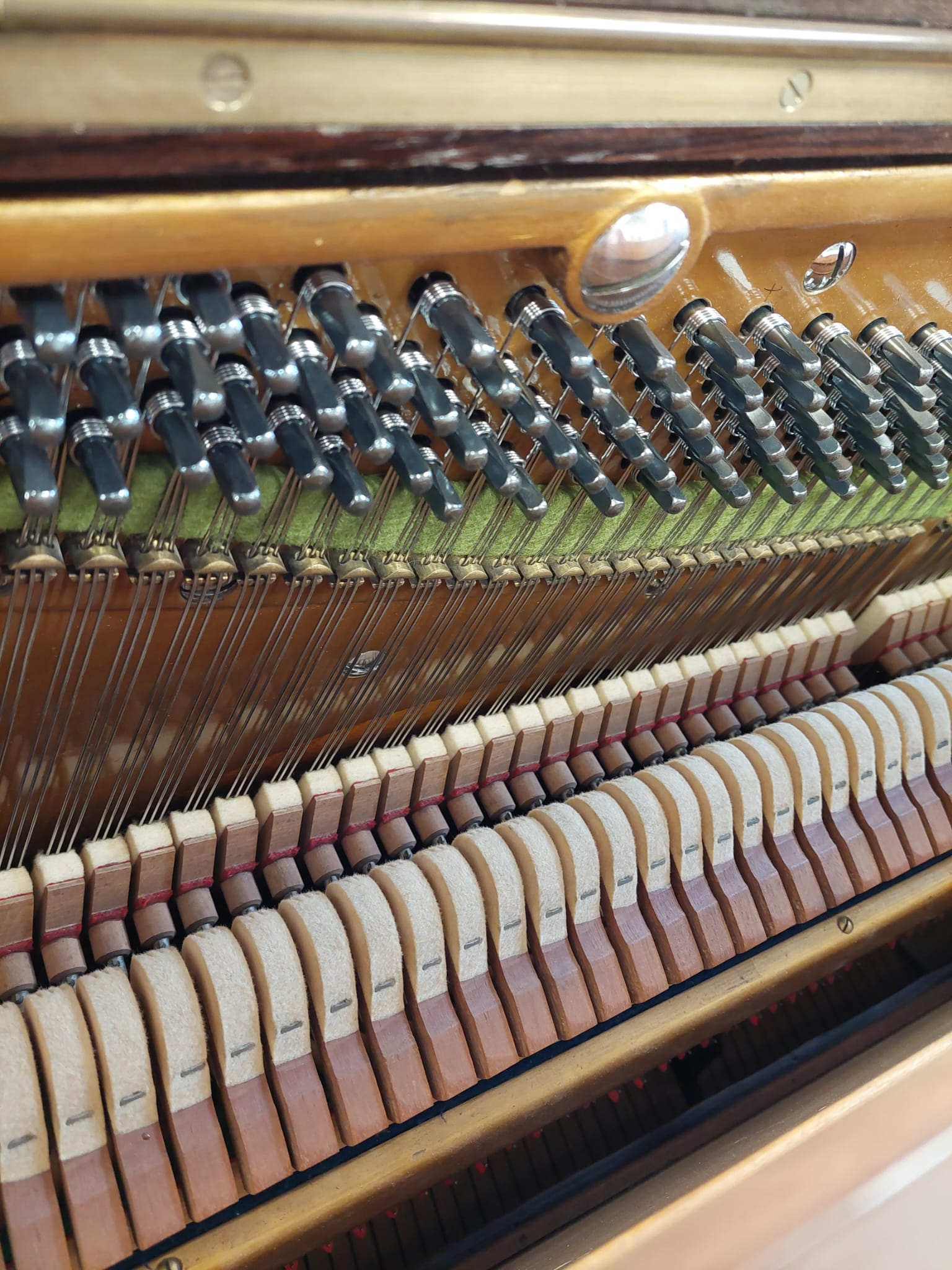 Bechstein Model II Upright piano detail photo 8 - Roberts Pianos