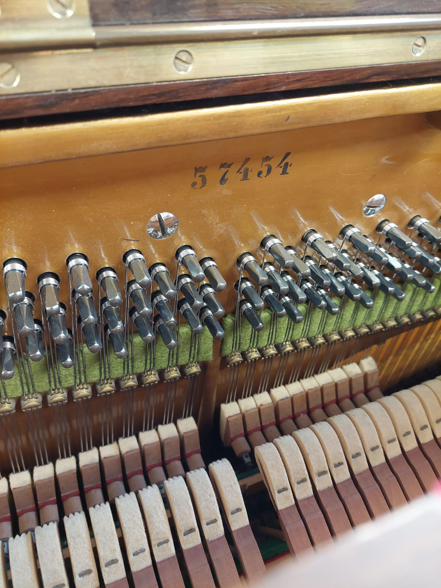 Bechstein Model II Upright piano detail photo 9 - Roberts Pianos