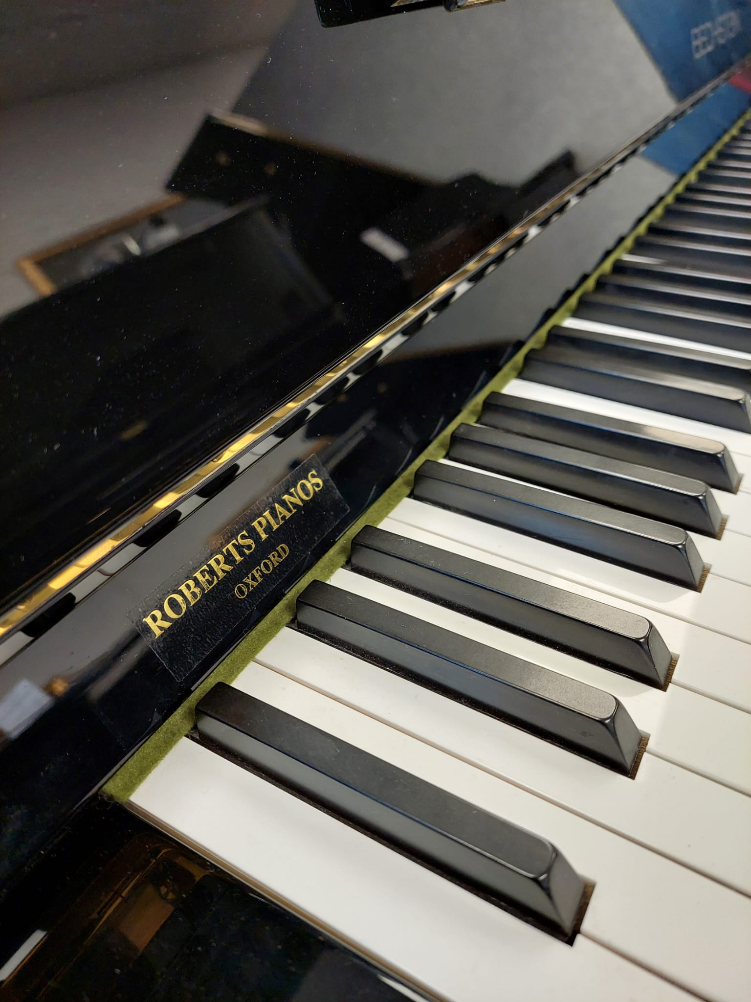 Bechstein Studio 115 Upright piano detail photo 5 - Roberts Pianos