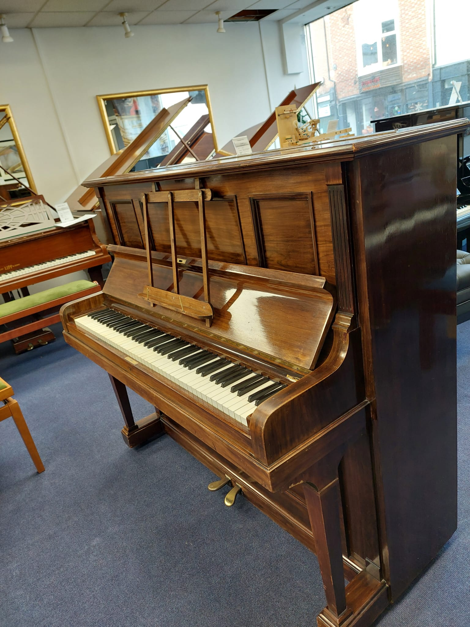 Bluthner  Upright piano detail photo 5 - Roberts Pianos