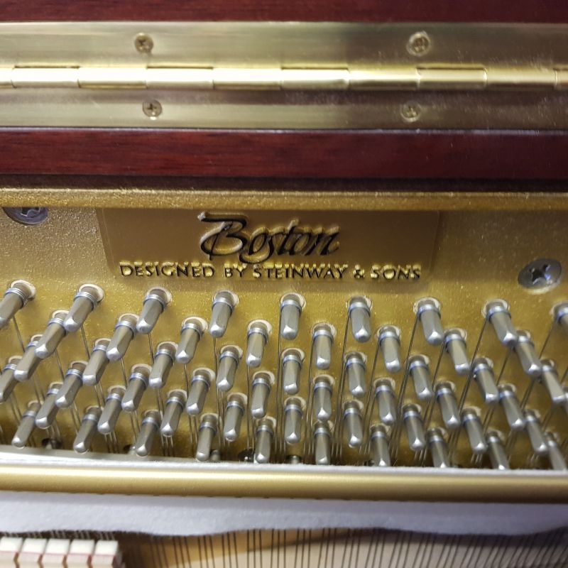 Boston UP-126E Upright piano detail photo 5 - Roberts Pianos