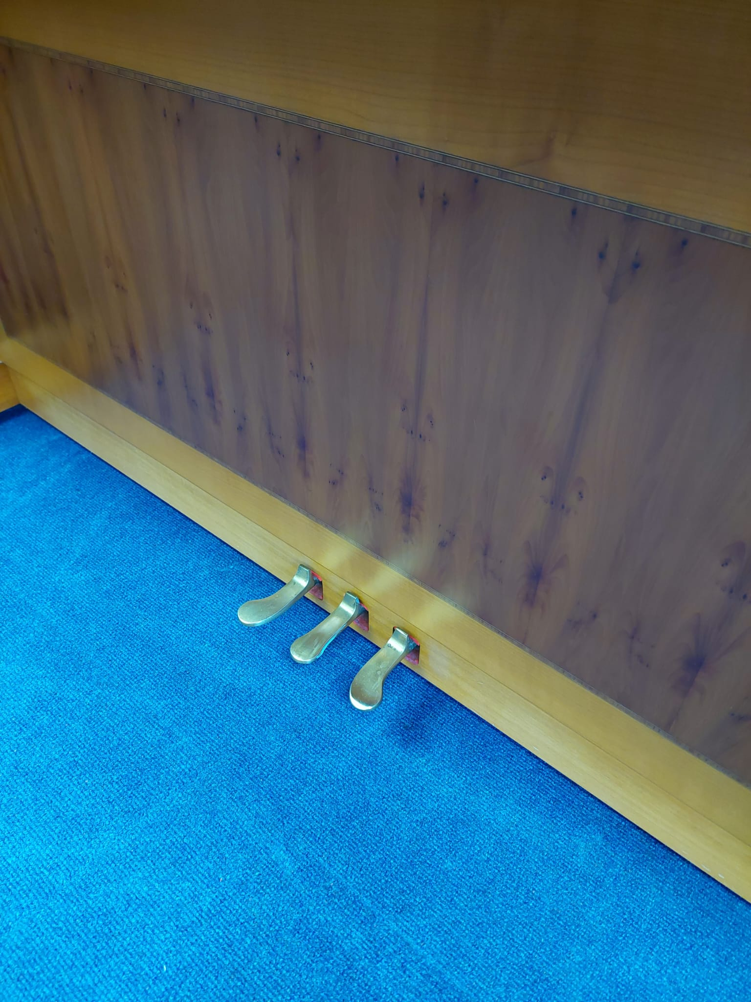 Haessler H118 Upright piano detail photo 7 - Roberts Pianos