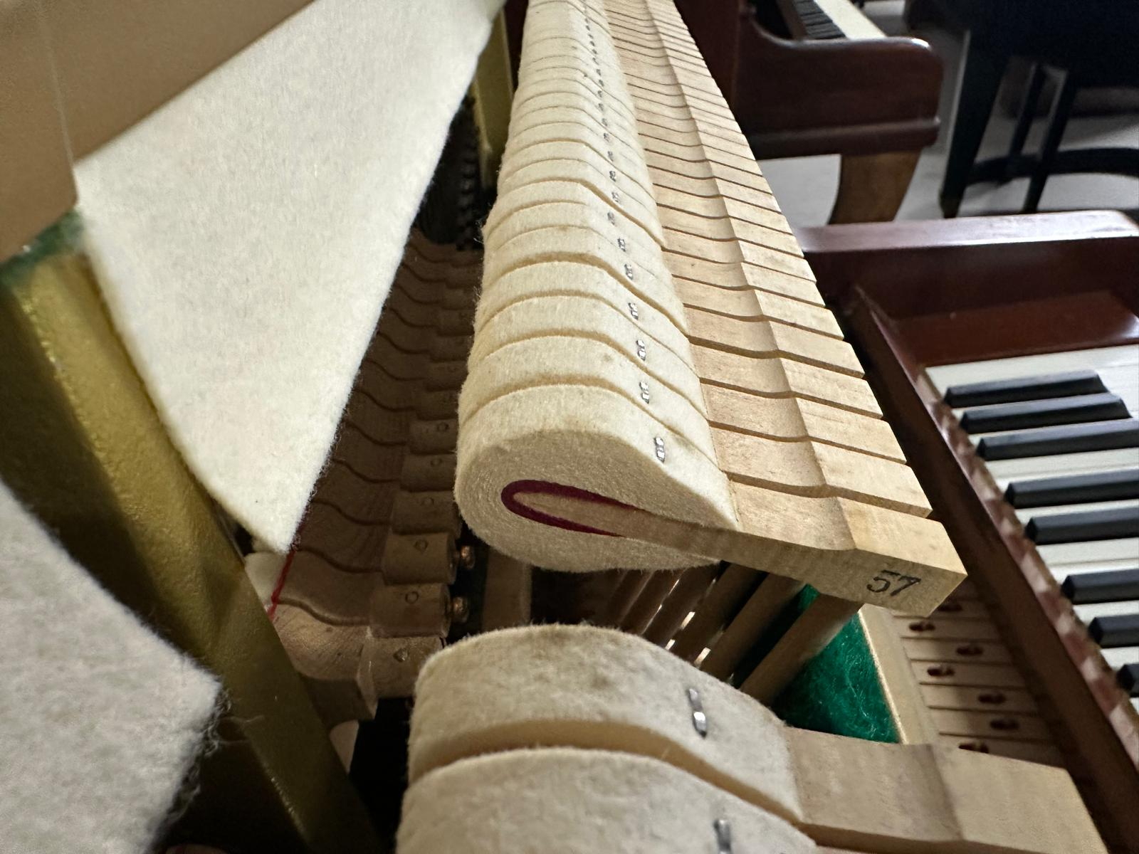 Kemble 120 Upright piano detail photo 3 - Roberts Pianos