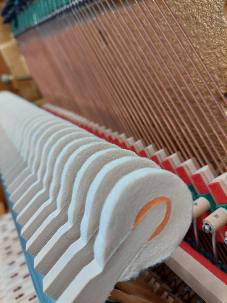 Kemble Compact Upright piano detail photo 8 - Roberts Pianos