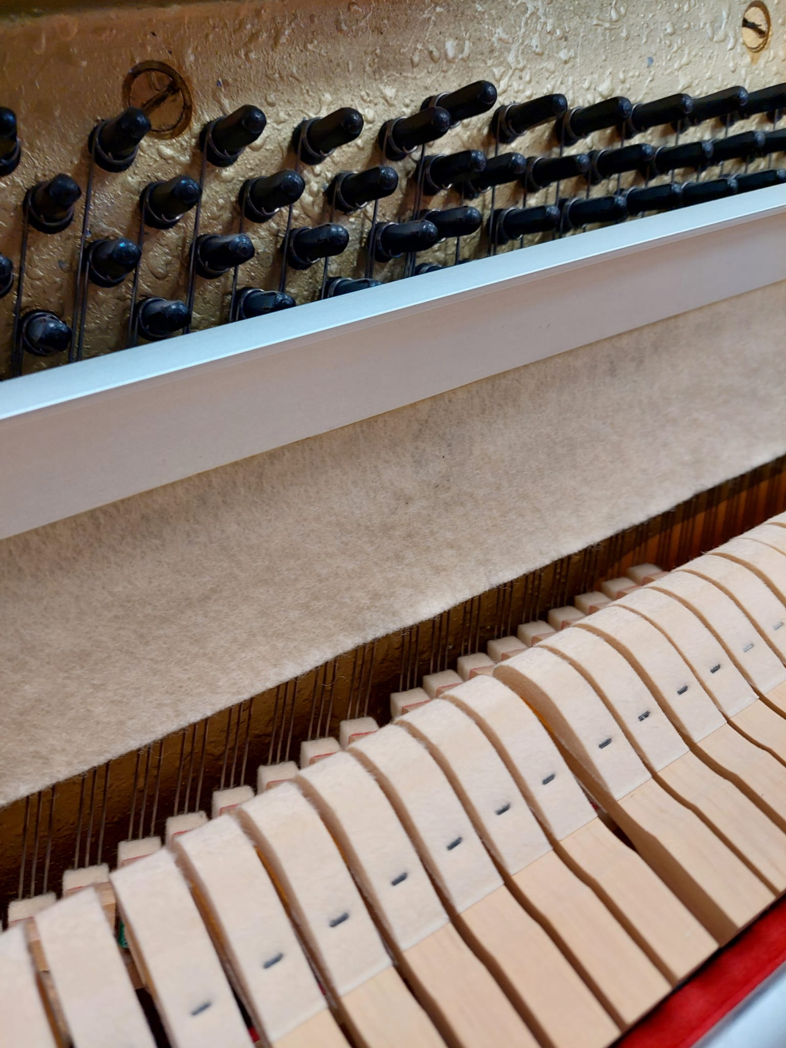 Kemble Compact Upright piano detail photo 9 - Roberts Pianos