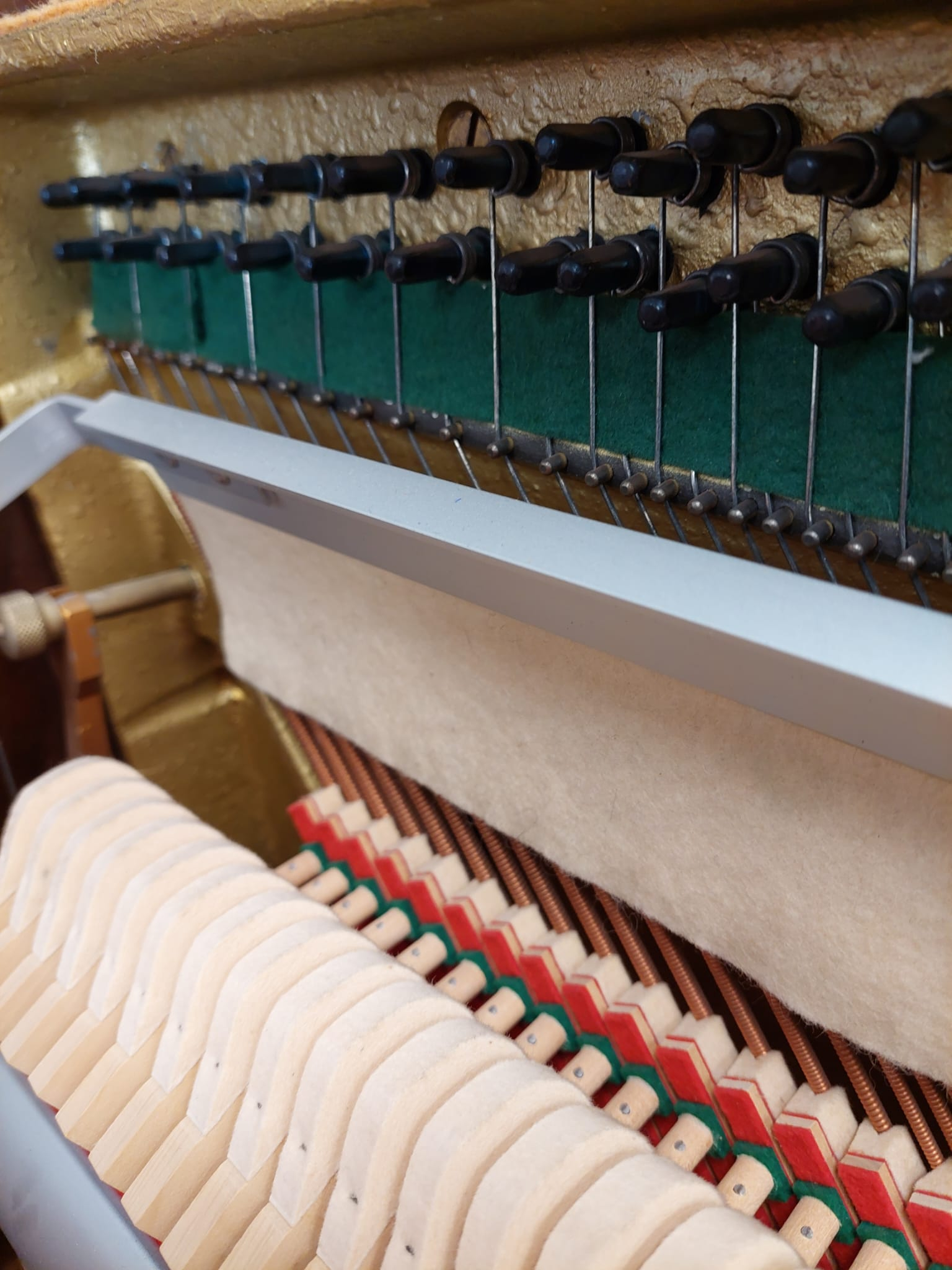 Kemble Compact Upright piano detail photo 5 - Roberts Pianos