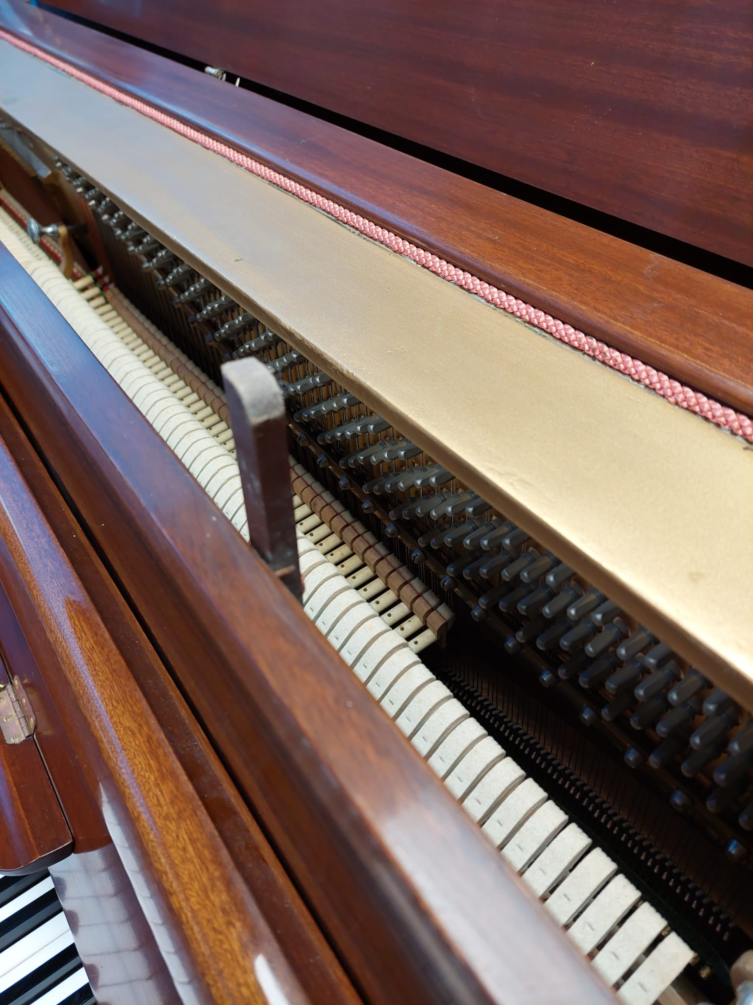 Knight K20 Upright piano detail photo 9 - Roberts Pianos