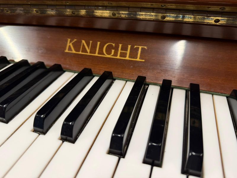 Knight K6 Upright piano detail photo 2 - Roberts Pianos
