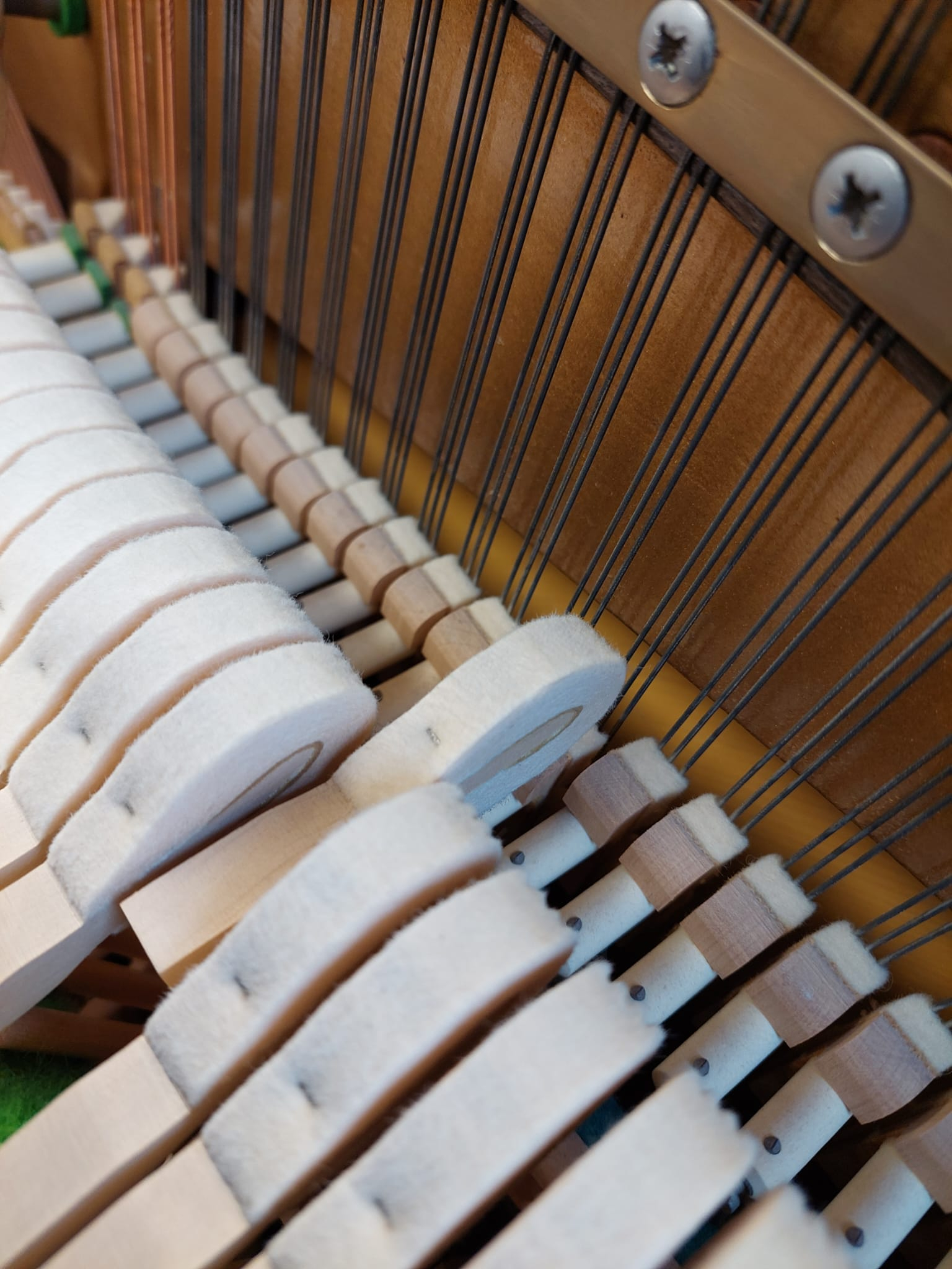Knight K10 Upright piano detail photo 9 - Roberts Pianos