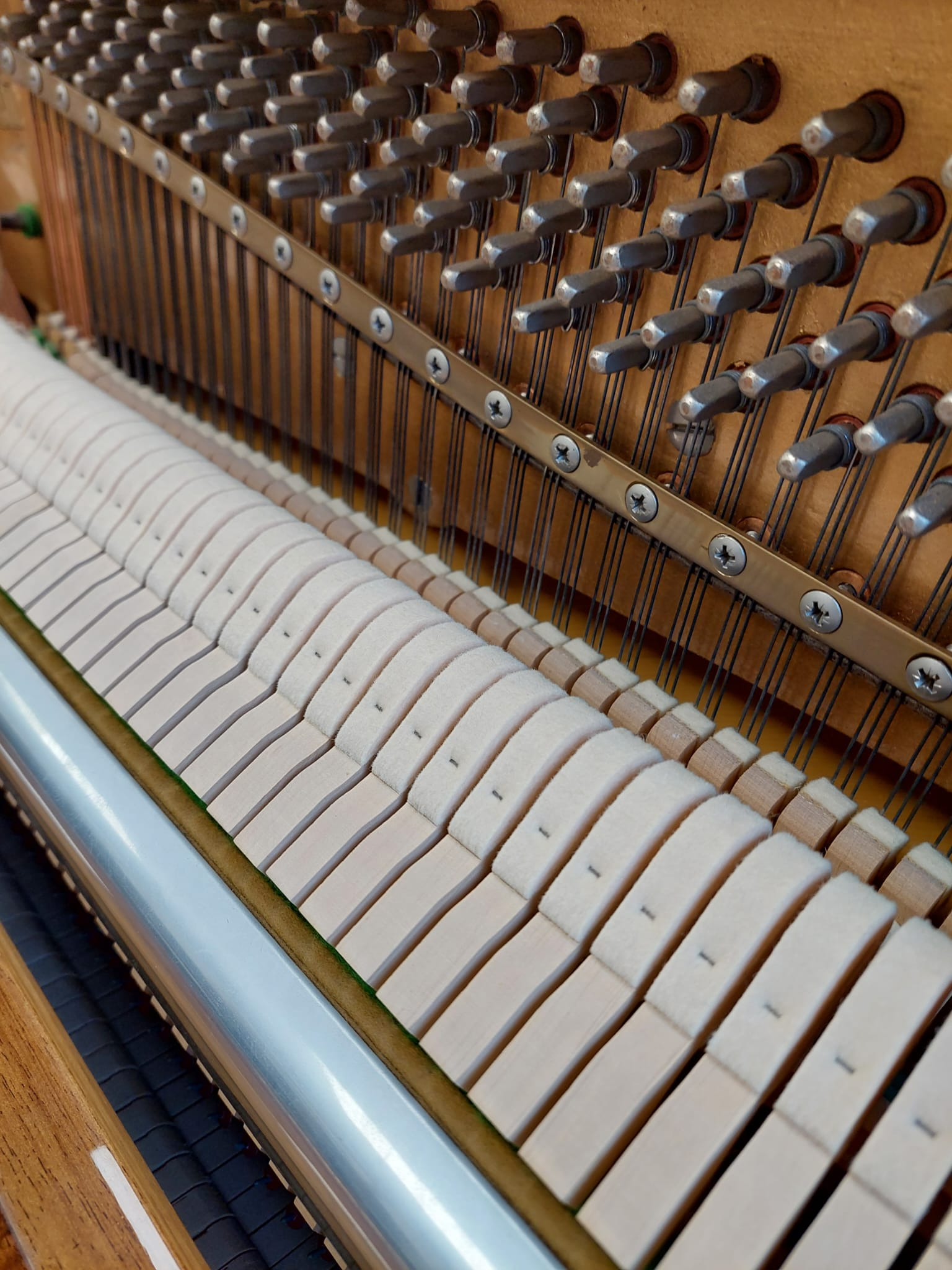 Knight K10 Upright piano detail photo 10 - Roberts Pianos