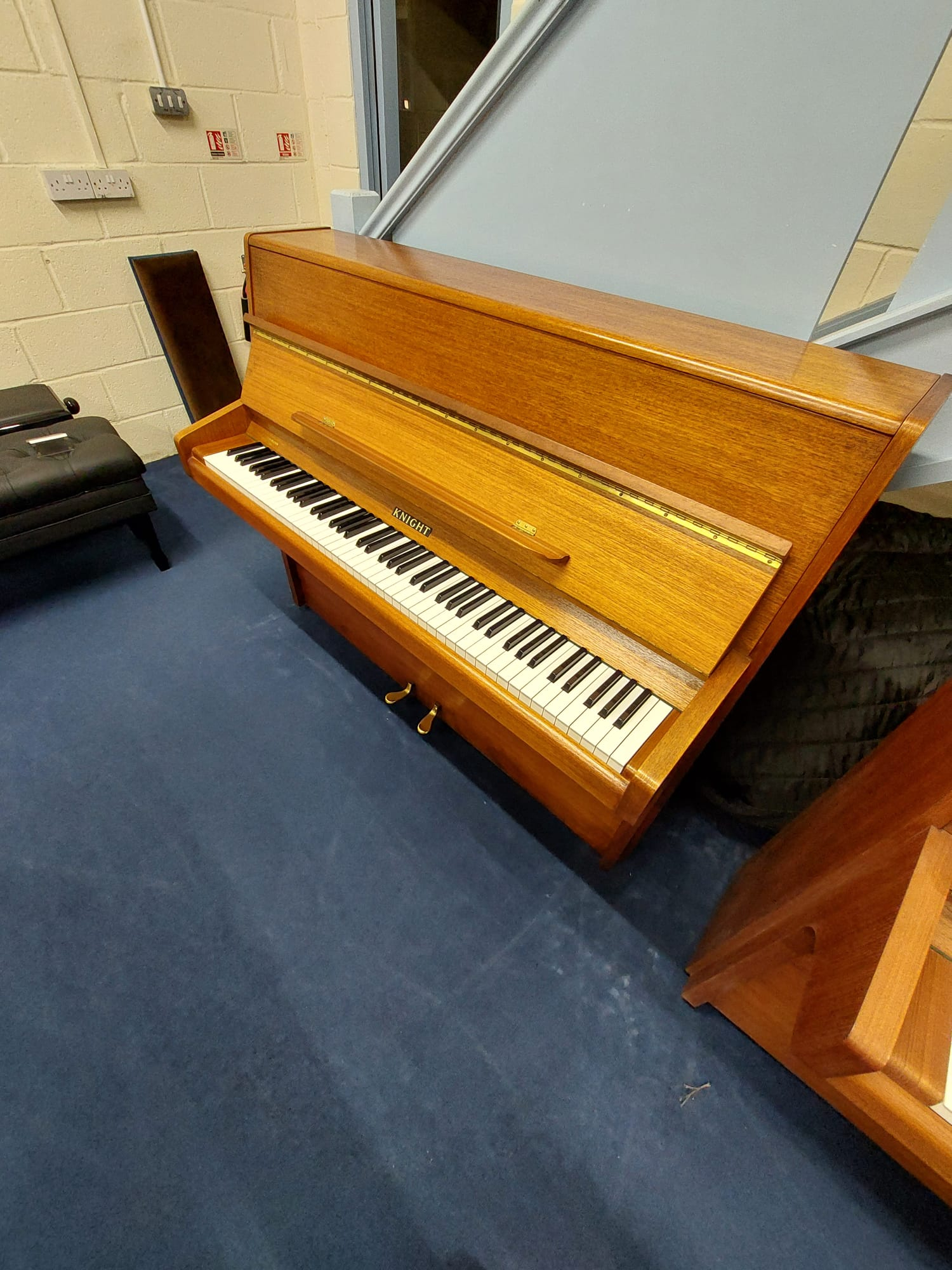 Knight K10 Upright piano detail photo 8 - Roberts Pianos