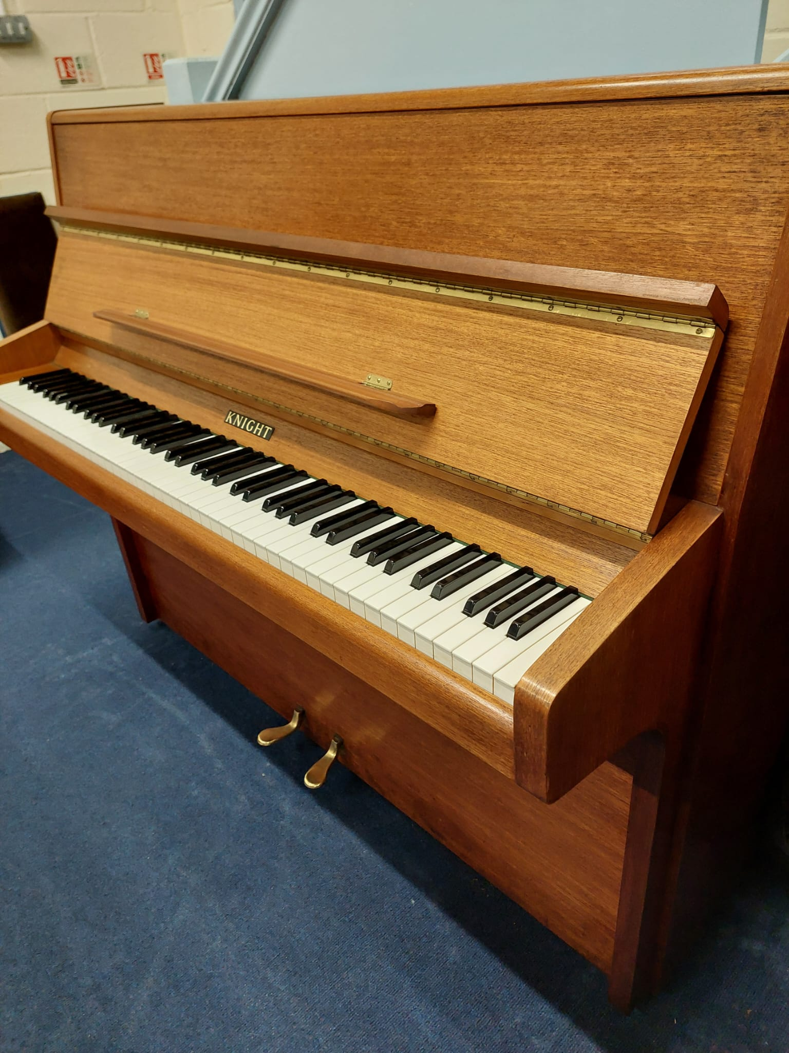 Knight K10 Upright piano detail photo 6 - Roberts Pianos