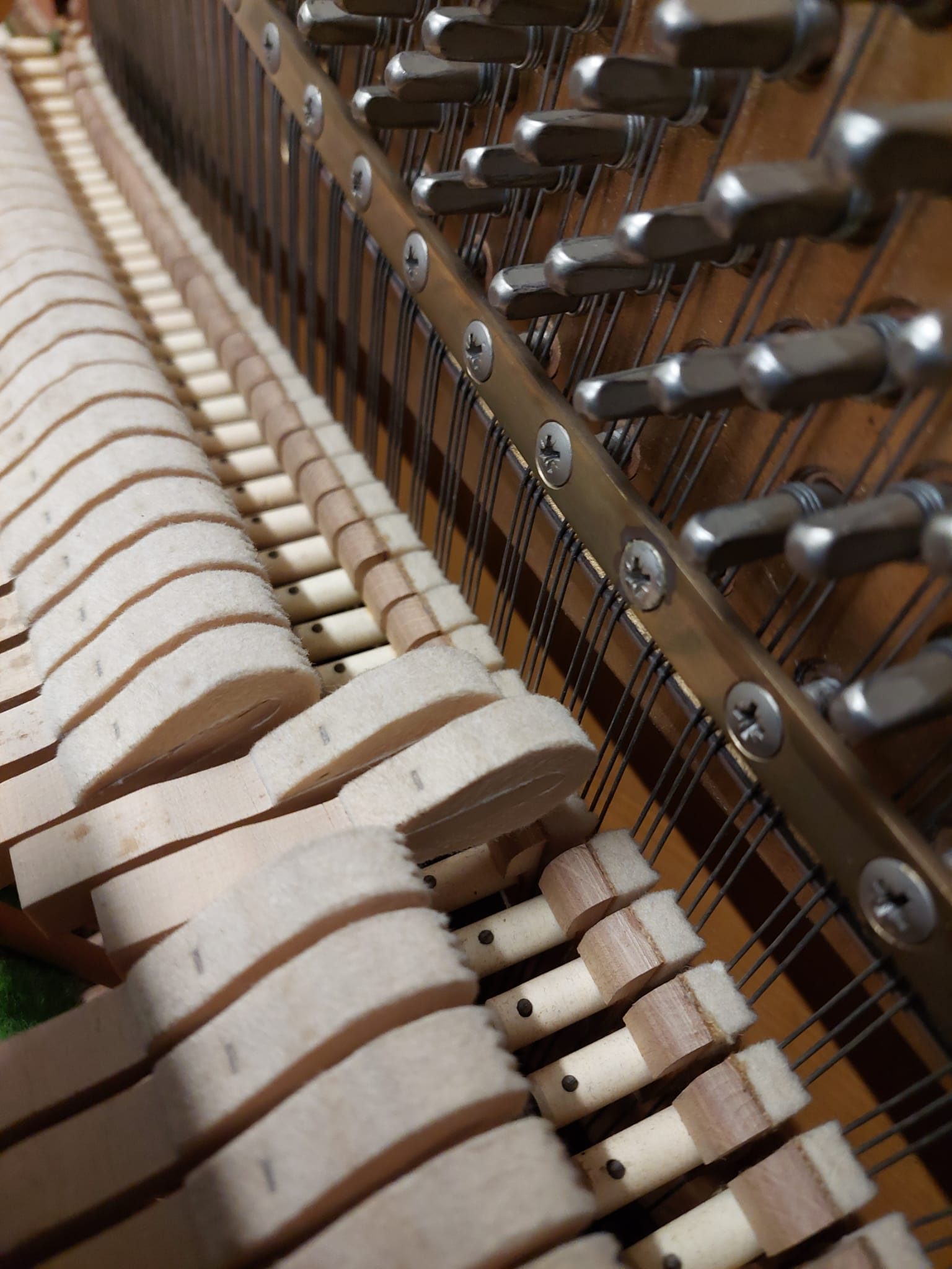 Knight K10 Upright piano detail photo 10 - Roberts Pianos