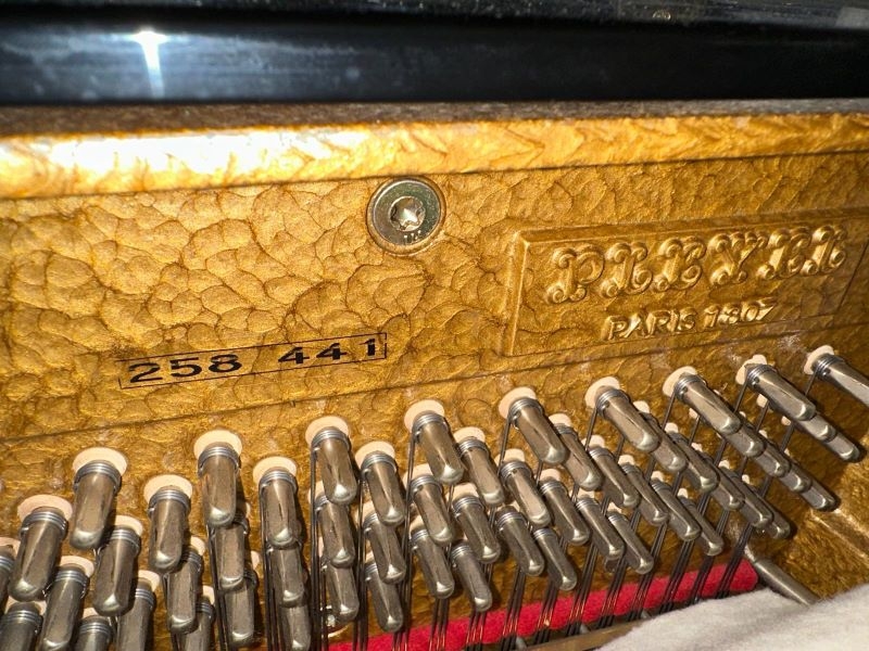 Pleyel  Upright piano detail photo 5 - Roberts Pianos