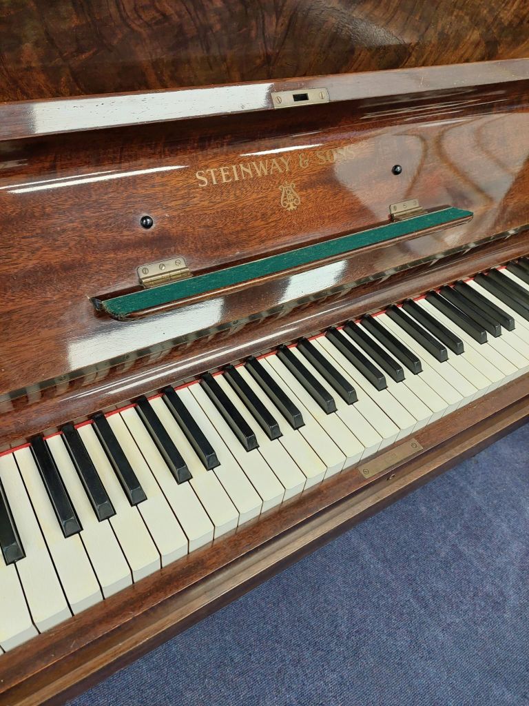 Steinway Vertegrand Upright piano detail photo 8 - Roberts Pianos