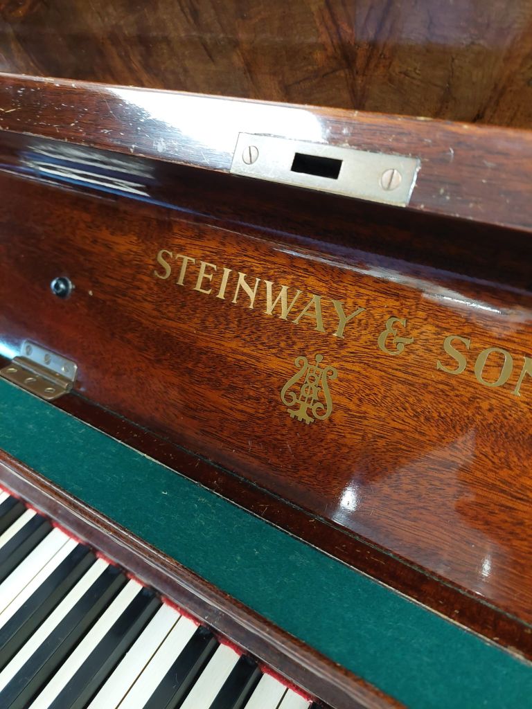 Steinway Vertegrand Upright piano detail photo 2 - Roberts Pianos