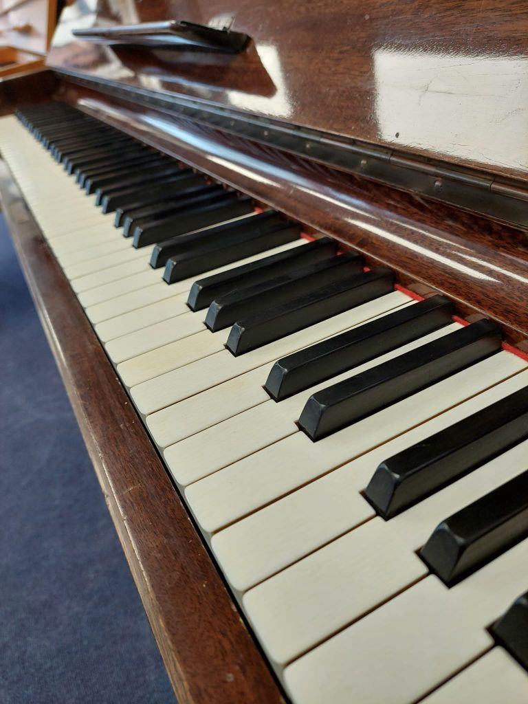 Steinway Vertegrand Upright piano detail photo 7 - Roberts Pianos
