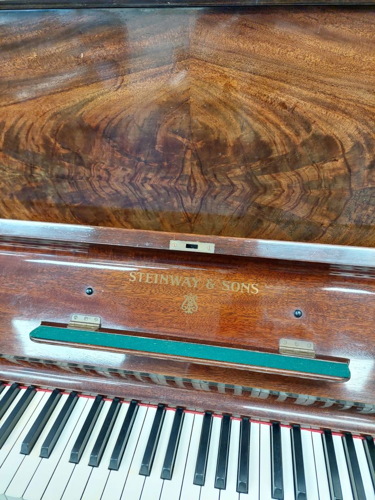 Steinway Vertegrand Upright piano detail photo 12 - Roberts Pianos