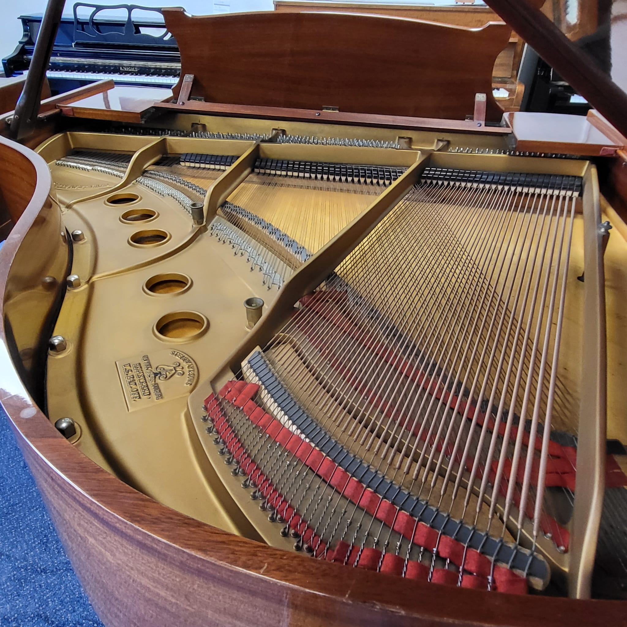 Steinway S Grand piano detail photo 5 - Roberts Pianos