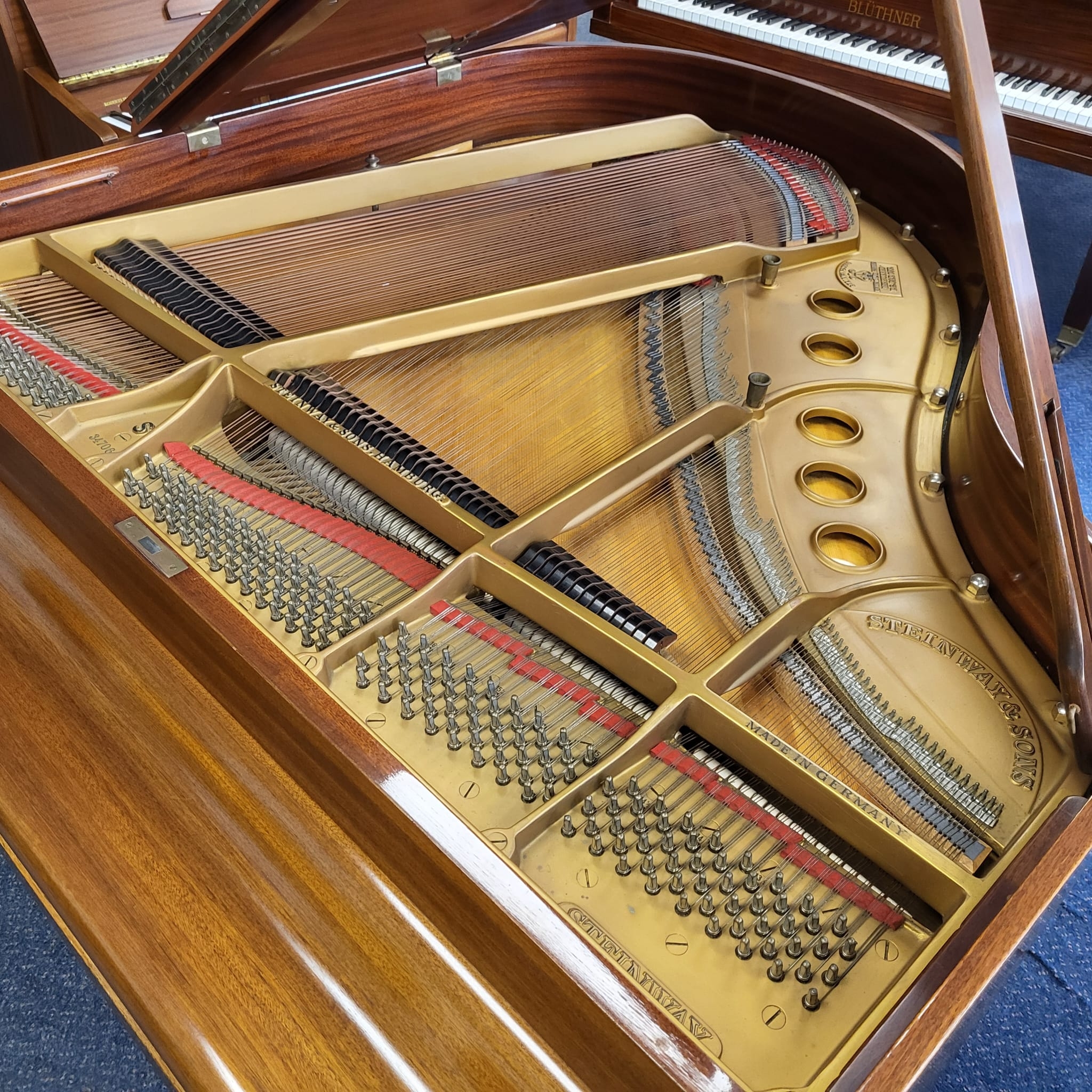 Steinway S Grand piano detail photo 6 - Roberts Pianos