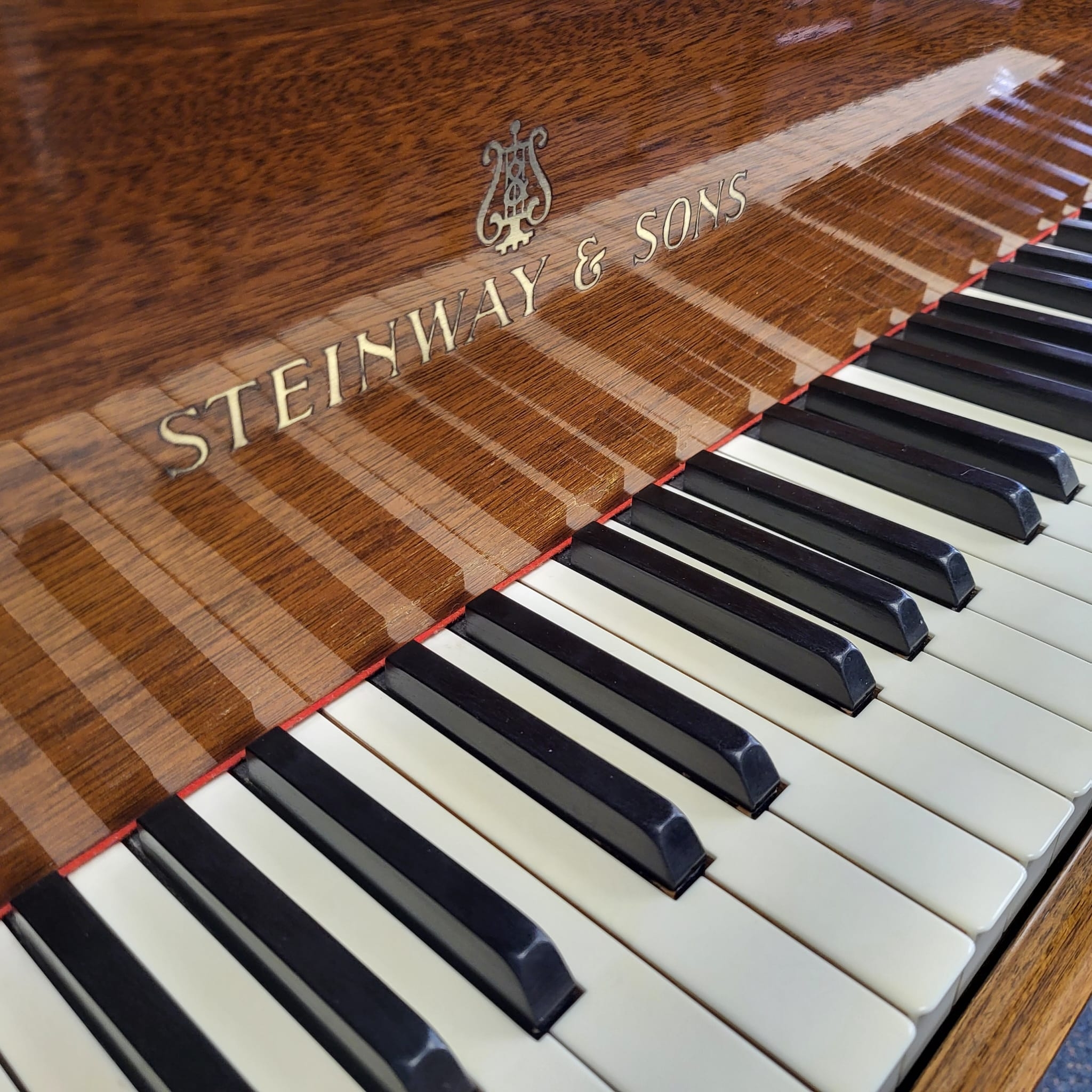 Steinway S Grand piano detail photo 4 - Roberts Pianos