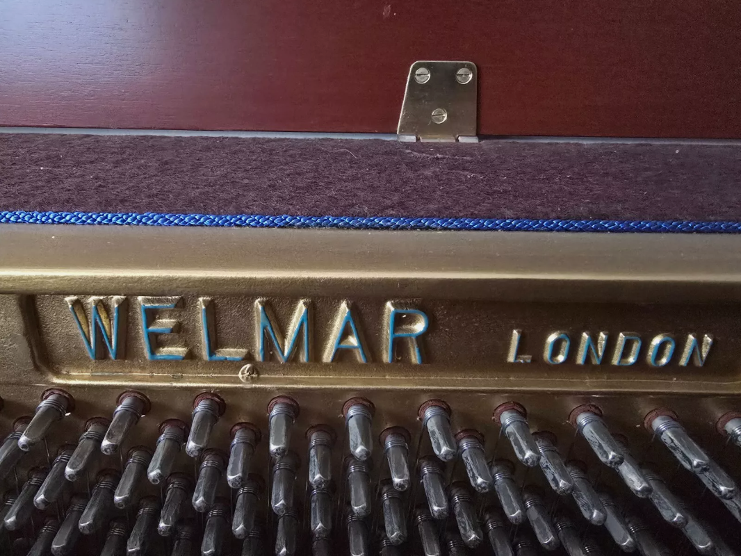 Welmar 110 Upright piano detail photo 13 - Roberts Pianos