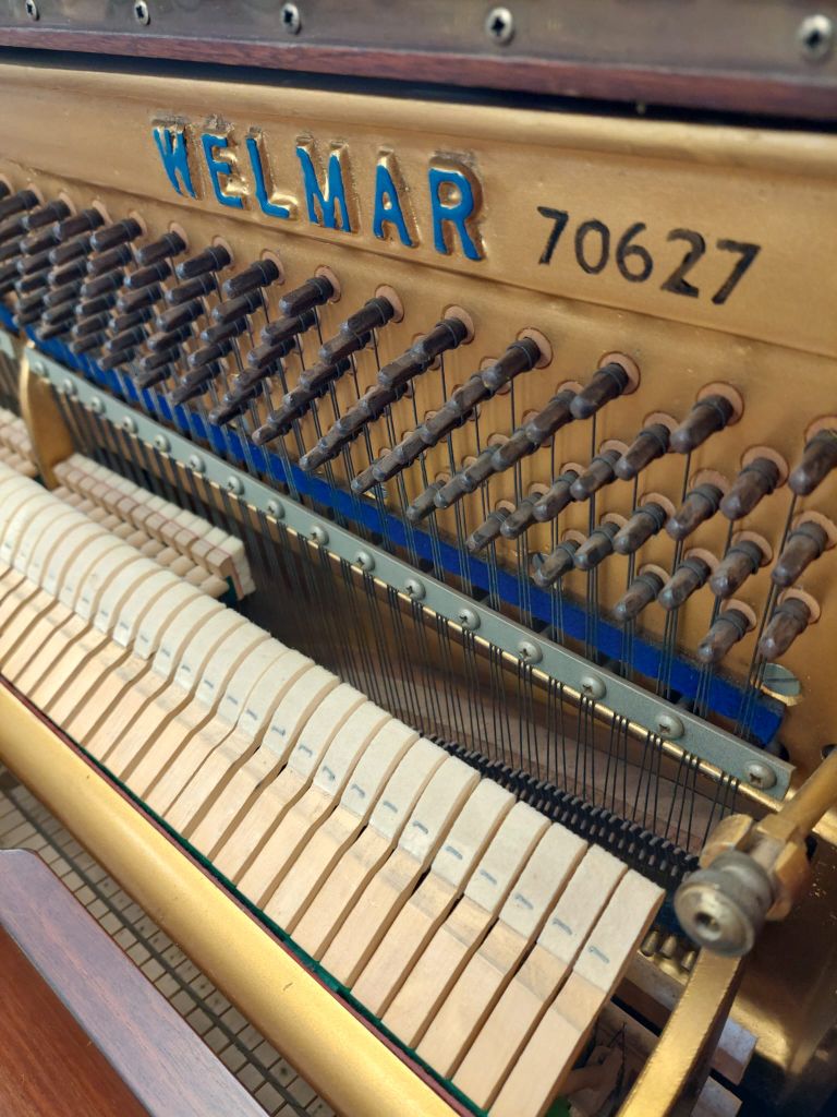Welmar  Upright piano detail photo 6 - Roberts Pianos