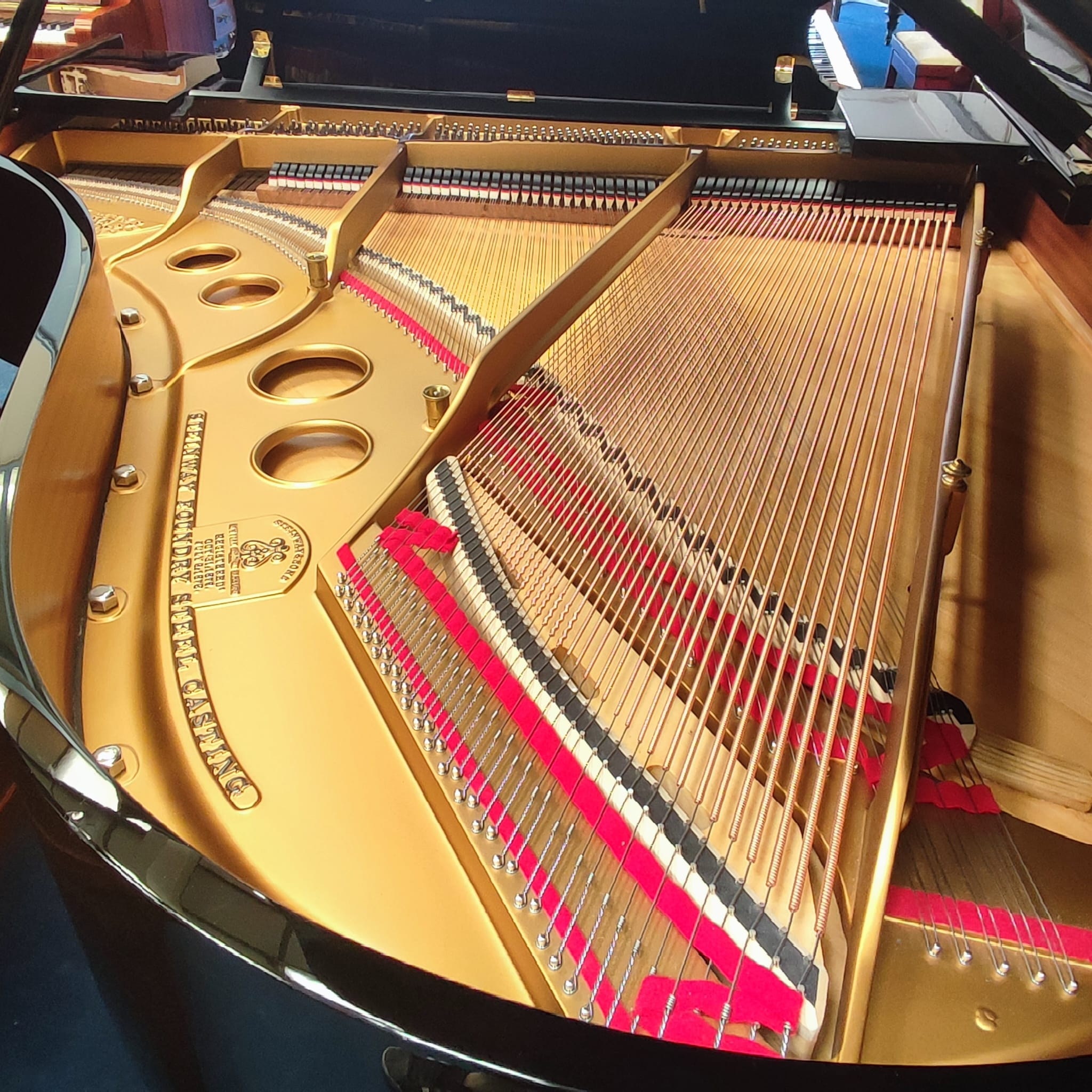 Steinway Model O Grand piano detail photo 12 - Roberts Pianos