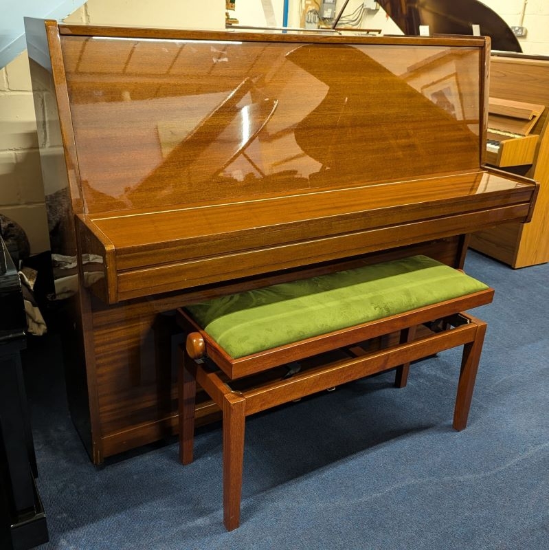Grotrian Steinweg  Upright piano detail photo 3 - Roberts Pianos