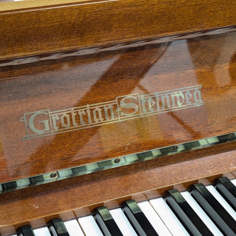 Grotrian Steinweg  Upright piano detail photo 2 - Roberts Pianos