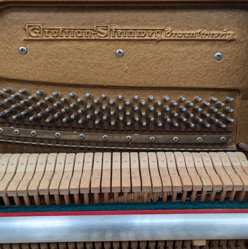 Grotrian Steinweg  Upright piano detail photo 7 - Roberts Pianos