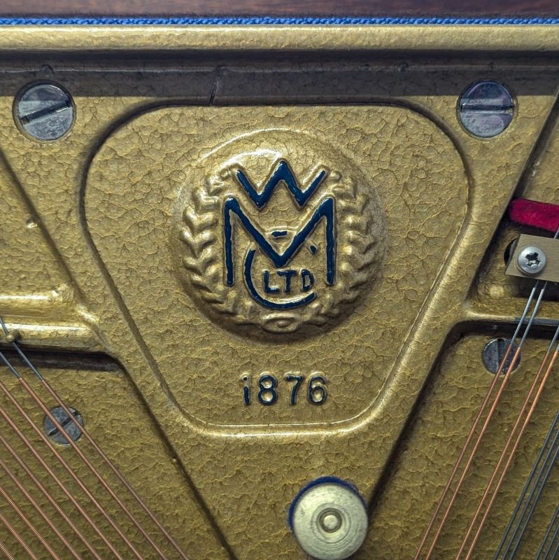 Welmar 110 Upright piano detail photo 6 - Roberts Pianos