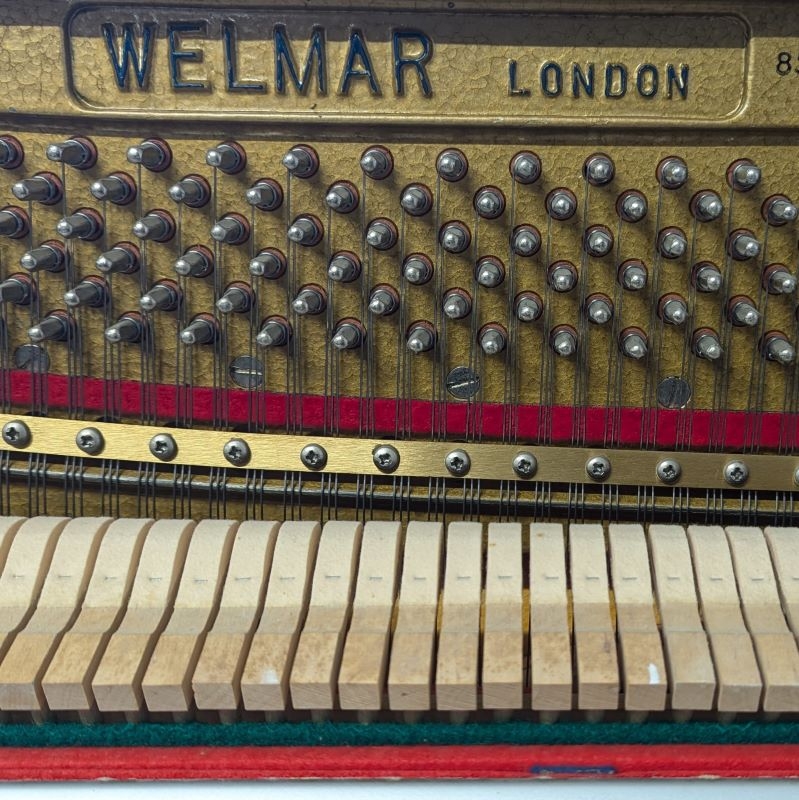 Welmar 110 Upright piano detail photo 8 - Roberts Pianos
