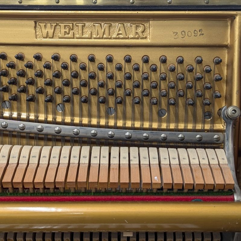 Welmar 118 Upright piano detail photo 6 - Roberts Pianos